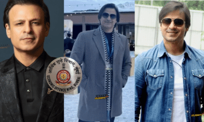 Bollywood actor Vivek Oberoi pictured in public appearances amid reports linking his name to a ₹34.75 crore diamond fraud case under investigation by Mumbai Police Economic Offences Wing.